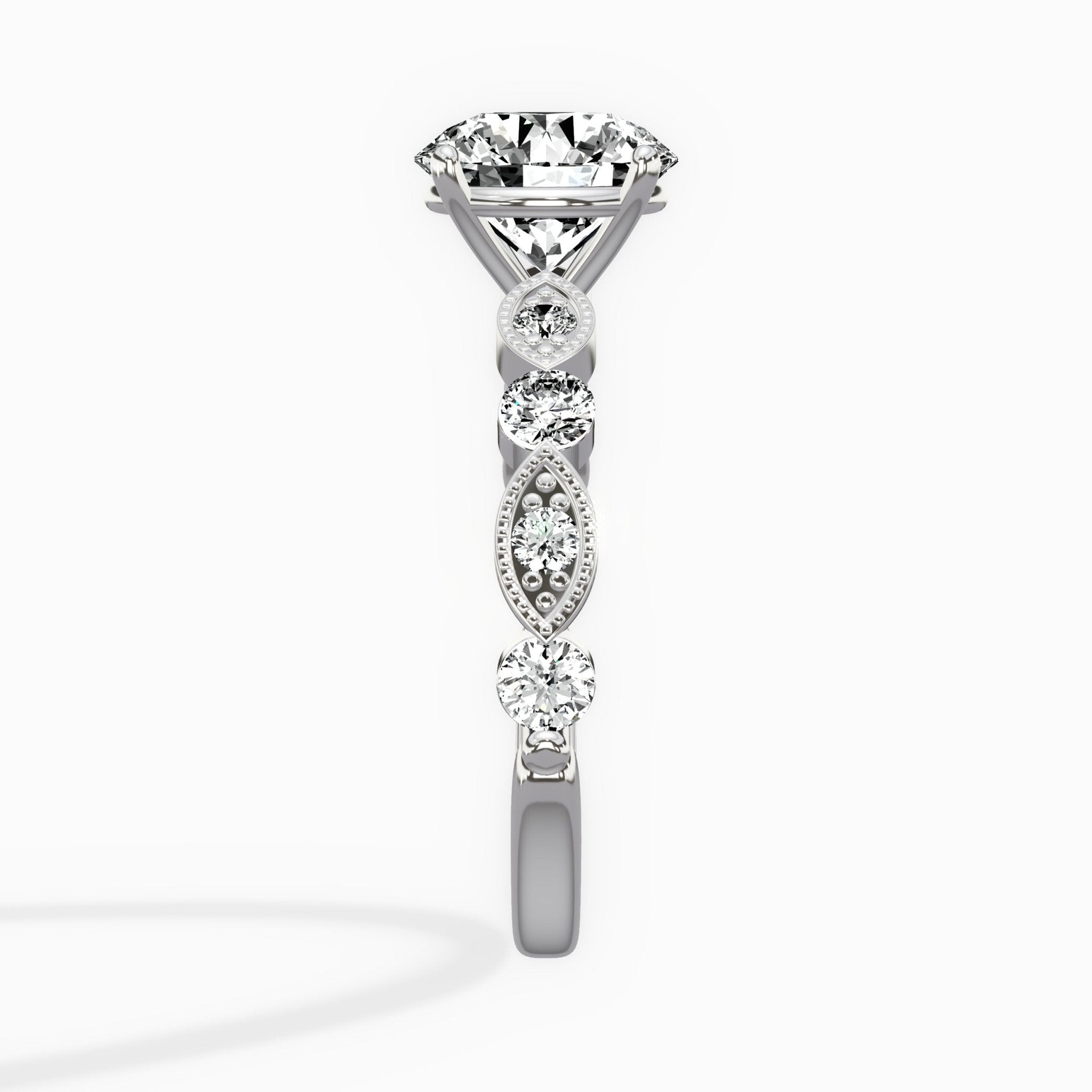 Vintage Solitaire Engagement Ring - The Better Diamonds