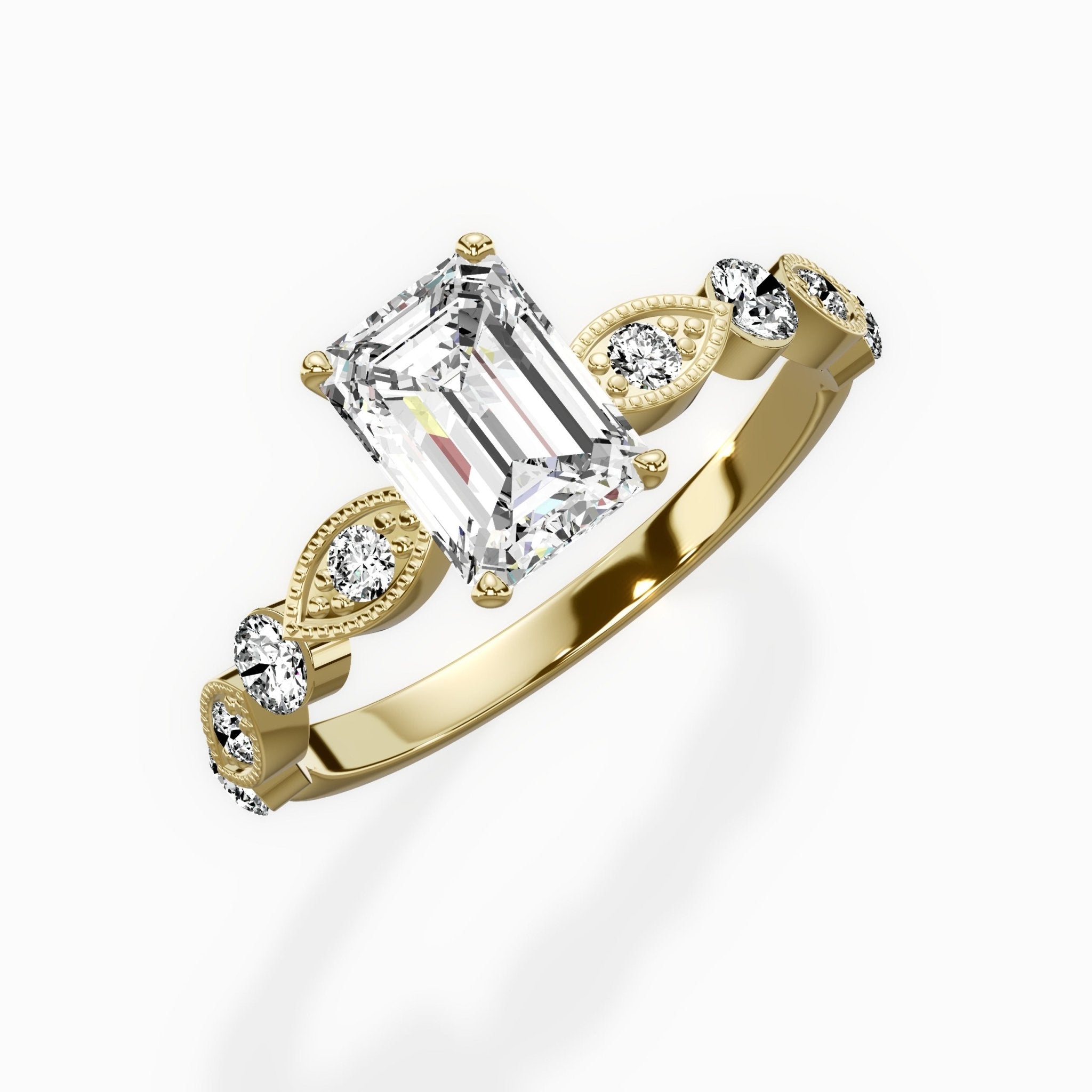 Vintage Solitaire Engagement Ring - The Better Diamonds