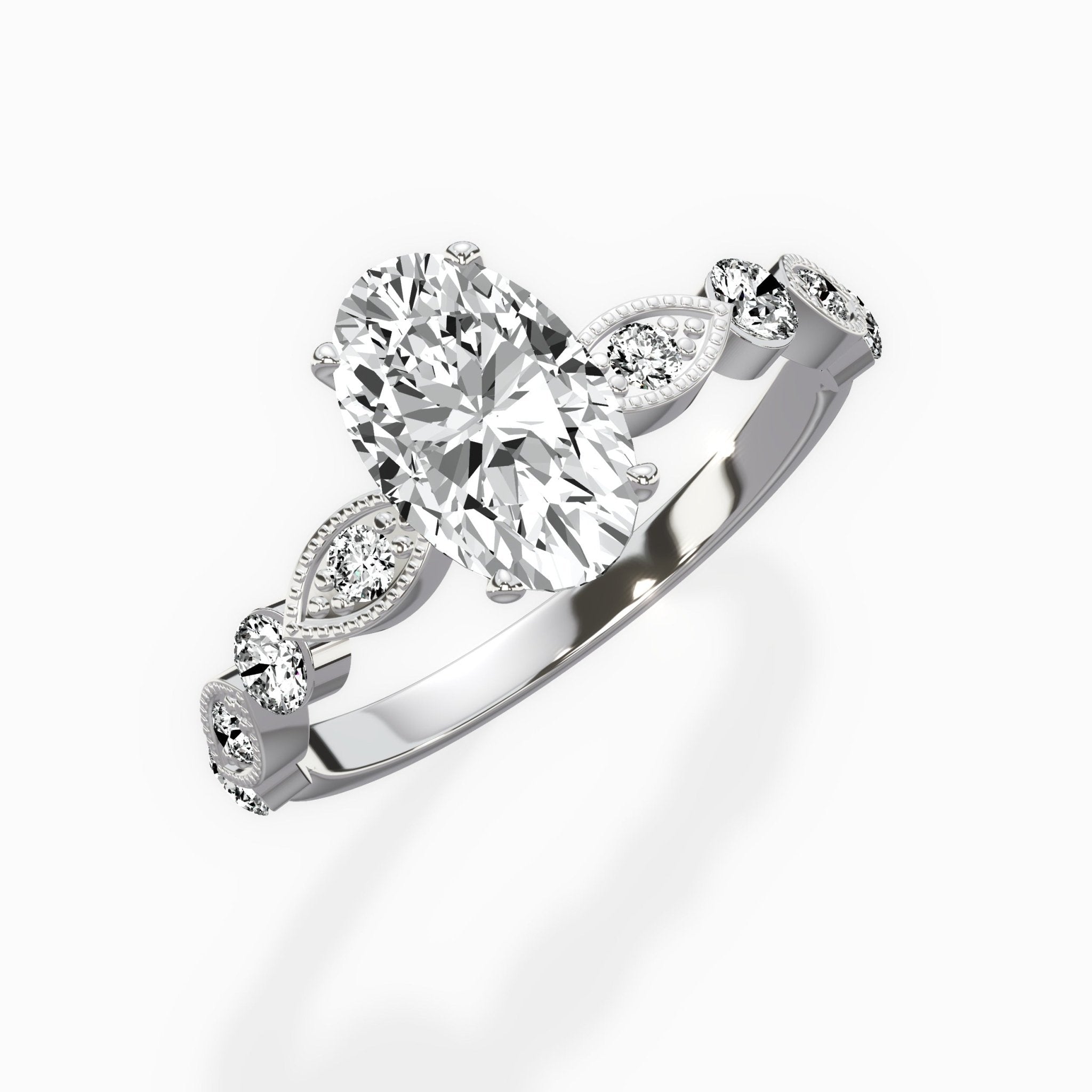 Vintage Solitaire Engagement Ring - The Better Diamonds