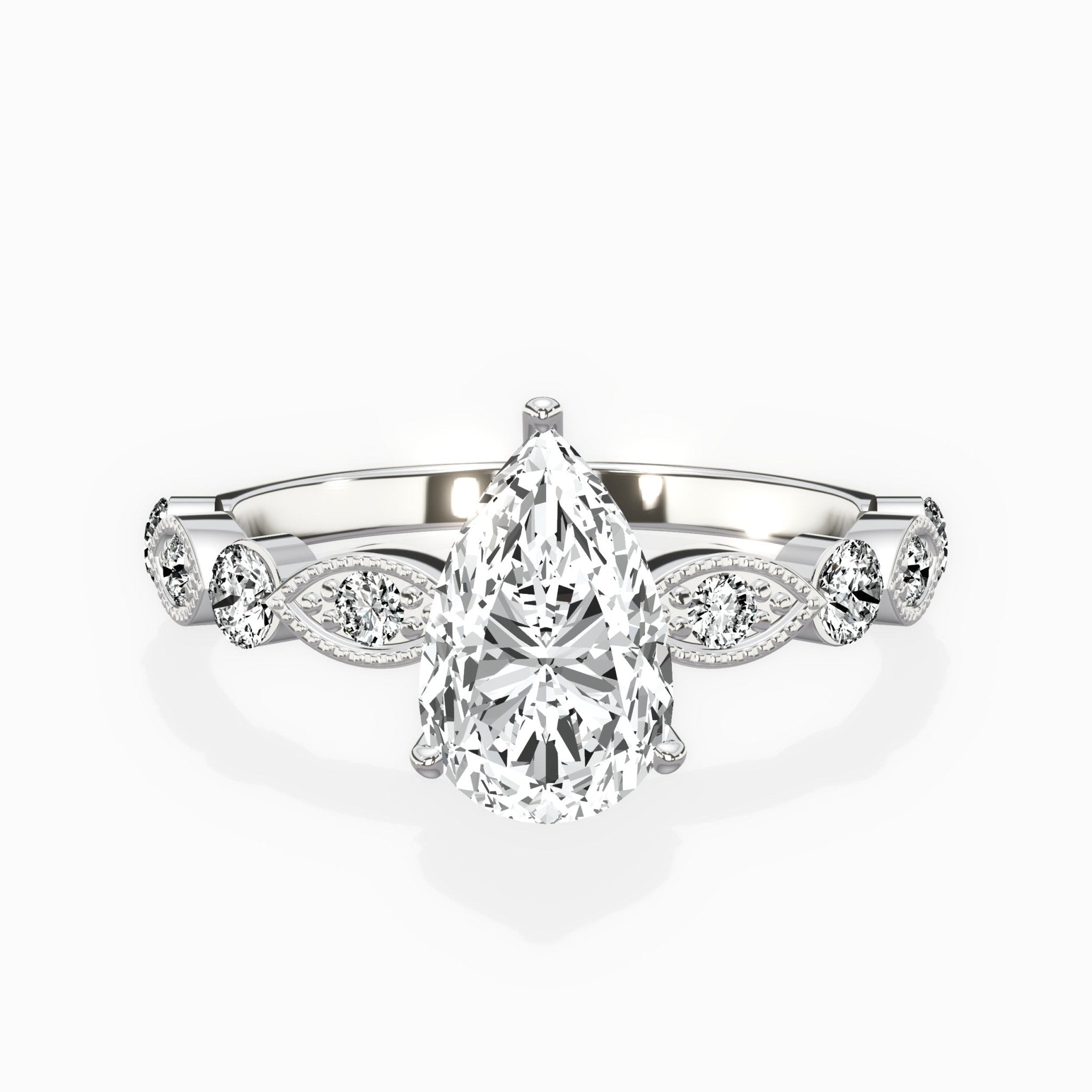 Vintage Solitaire Engagement Ring - The Better Diamonds