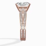 Vintage Split Shank Solitaire Ring Engagement Ring - The Better Diamonds