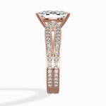 Vintage Split Shank Solitaire Ring Engagement Ring - The Better Diamonds