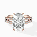 Vintage Split Shank Solitaire Ring Engagement Ring - The Better Diamonds
