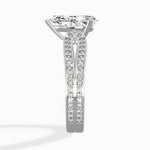 Vintage Split Shank Solitaire Ring Engagement Ring - The Better Diamonds