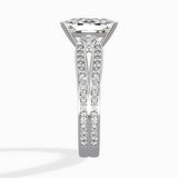Vintage Split Shank Solitaire Ring Engagement Ring - The Better Diamonds