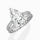 Vintage Split Shank Solitaire Ring Engagement Ring - The Better Diamonds