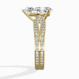 Vintage Split Shank Solitaire Ring Engagement Ring - The Better Diamonds