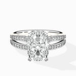Vintage Split Shank Solitaire Ring Engagement Ring - The Better Diamonds