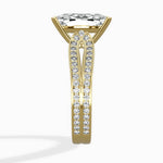 Vintage Split Shank Solitaire Ring Engagement Ring - The Better Diamonds