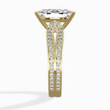 Vintage Split Shank Solitaire Ring Engagement Ring - The Better Diamonds