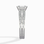 Vintage Split Shank Solitaire Ring Engagement Ring - The Better Diamonds