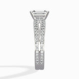 Vintage Split Shank Solitaire Ring Engagement Ring - The Better Diamonds