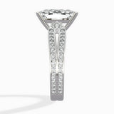 Vintage Split Shank Solitaire Ring Engagement Ring - The Better Diamonds