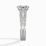 Vintage Split Shank Solitaire Ring Engagement Ring - The Better Diamonds