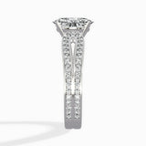 Vintage Split Shank Solitaire Ring Engagement Ring - The Better Diamonds