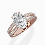 Vintage Split Shank Solitaire Ring Engagement Ring - The Better Diamonds