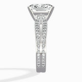 Vintage Split Shank Solitaire Ring Engagement Ring - The Better Diamonds