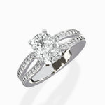 Vintage Split Shank Solitaire Ring Engagement Ring - The Better Diamonds