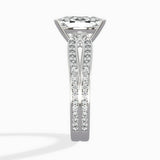 Vintage Split Shank Solitaire Ring Engagement Ring - The Better Diamonds