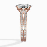 Vintage Split Shank Solitaire Ring Engagement Ring - The Better Diamonds