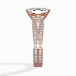 Vintage Split Shank Solitaire Ring Engagement Ring - The Better Diamonds
