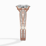 Vintage Split Shank Solitaire Ring Engagement Ring - The Better Diamonds