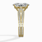 Vintage Split Shank Solitaire Ring Engagement Ring - The Better Diamonds