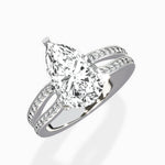 Vintage Split Shank Solitaire Ring Engagement Ring - The Better Diamonds