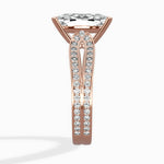 Vintage Split Shank Solitaire Ring Engagement Ring - The Better Diamonds