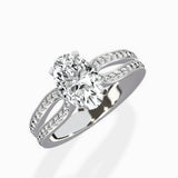 Vintage Split Shank Solitaire Ring Engagement Ring - The Better Diamonds