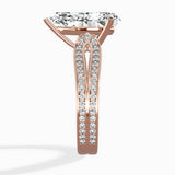Vintage Split Shank Solitaire Ring Engagement Ring - The Better Diamonds