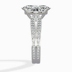 Vintage Split Shank Solitaire Ring Engagement Ring - The Better Diamonds
