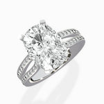 Vintage Split Shank Solitaire Ring Engagement Ring - The Better Diamonds