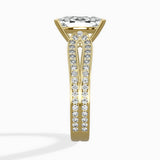 Vintage Split Shank Solitaire Ring Engagement Ring - The Better Diamonds