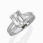 Vintage Split Shank Solitaire Ring Engagement Ring - The Better Diamonds