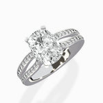 Vintage Split Shank Solitaire Ring Engagement Ring - The Better Diamonds