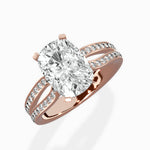 Vintage Split Shank Solitaire Ring Engagement Ring - The Better Diamonds