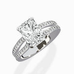 Vintage Split Shank Solitaire Ring Engagement Ring - The Better Diamonds