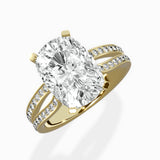 Vintage Split Shank Solitaire Ring Engagement Ring - The Better Diamonds