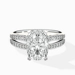 Vintage Split Shank Solitaire Ring Engagement Ring - The Better Diamonds
