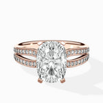 Vintage Split Shank Solitaire Ring Engagement Ring - The Better Diamonds