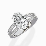 Vintage Split Shank Solitaire Ring Engagement Ring - The Better Diamonds
