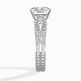 Vintage Split Shank Solitaire Ring Engagement Ring - The Better Diamonds