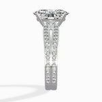 Vintage Split Shank Solitaire Ring Engagement Ring - The Better Diamonds