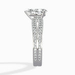 Vintage Split Shank Solitaire Ring Engagement Ring - The Better Diamonds