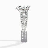 Vintage Split Shank Solitaire Ring Engagement Ring - The Better Diamonds