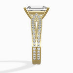 Vintage Split Shank Solitaire Ring Engagement Ring - The Better Diamonds