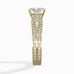 Vintage Split Shank Solitaire Ring Engagement Ring - The Better Diamonds
