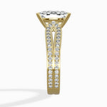 Vintage Split Shank Solitaire Ring Engagement Ring - The Better Diamonds