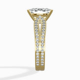 Vintage Split Shank Solitaire Ring Engagement Ring - The Better Diamonds